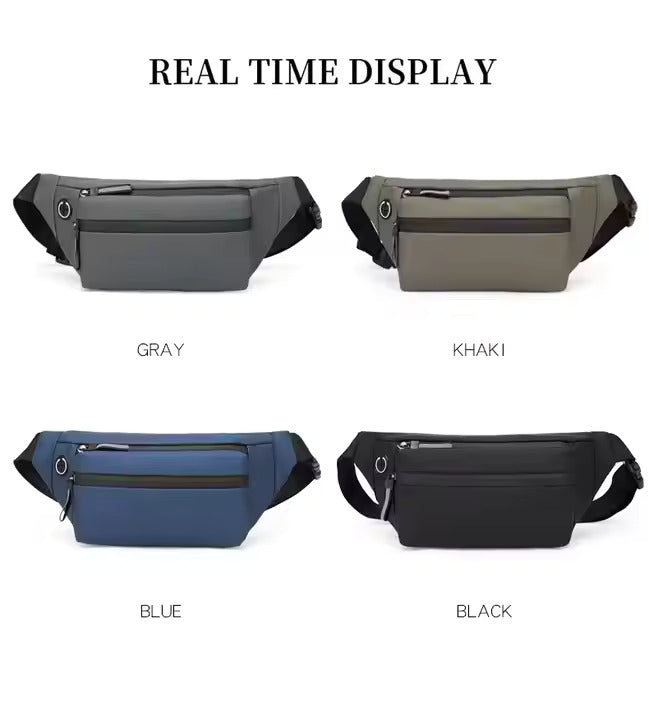 Sports Large Capacity Waist Bag Men