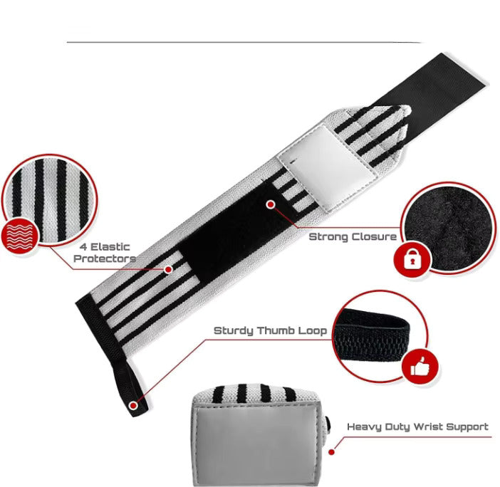 Gym Lifting Wrist Wraps